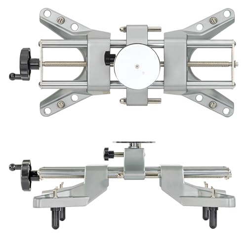 AutoSolo 3D DSP Wheel Alignment Clamp with Magnetic Adapter for Camber Caster Gauge Attachment - Essential Wheel Alignment Tool Automotive Accessory - DIY Front End Alignment Tool for 11-25" Rim Size - size: Wheel Clamp