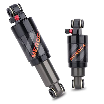 MEROCA Air Pressure Rear Shock Absorber Mountain Bike Folding Bike Scooter Rear Bile 190mm Shock Absorber