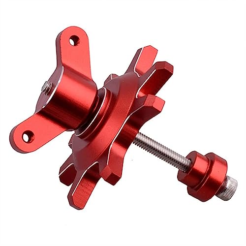 KingVal RC Tire Clamp Tyre Wheel Assembly and Disassembly Tool for 1/10 RC Car 1.9'' 2.2'' Beadlock Wheels Hub Tire (Red) - color: Red