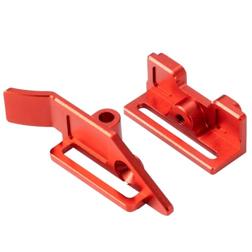 Battery Plate with Strap for Tra-xxas 1:16 Mini Maxx/XRT | Aluminium Mounting Tray 4WD VXL-3S Monster Truck Upgrades (Red) - color: Red