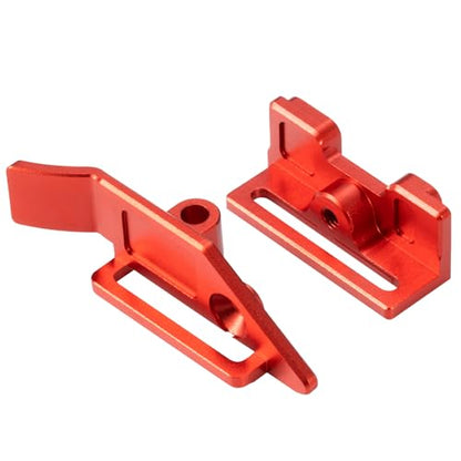 Battery Plate with Strap for Tra-xxas 1:16 Mini Maxx/XRT | Aluminium Mounting Tray 4WD VXL-3S Monster Truck Upgrades (Red) - color: Red