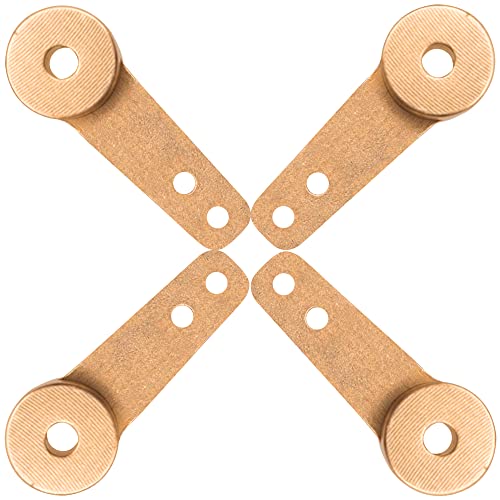 4PCS Aluminum RC Airplane Steering Servo Arm Horn Rocker Arms for RC Quadcopter Fixed Wing Parts (3mm) - size: 3mm