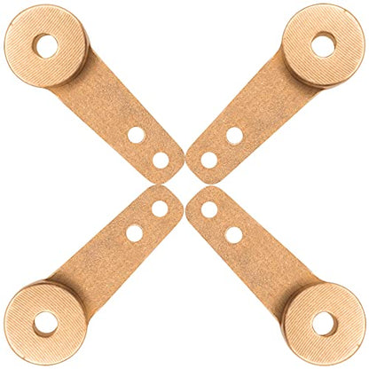 4PCS Aluminum RC Airplane Steering Servo Arm Horn Rocker Arms for RC Quadcopter Fixed Wing Parts (3mm) - size: 3mm