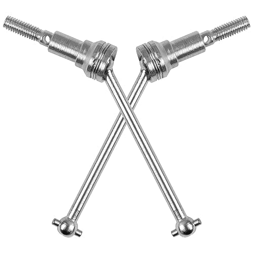 2Pcs Vgoohobby Steel Drive Shaft Joint CVD Driveshaft Dogbone w/Lock Nut Compatible with MJX H16 16207 16208 16209 1/16 RC Car