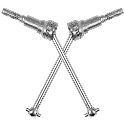 2Pcs Vgoohobby Steel Drive Shaft Joint CVD Driveshaft Dogbone w/Lock Nut Compatible with MJX H16 16207 16208 16209 1/16 RC Car
