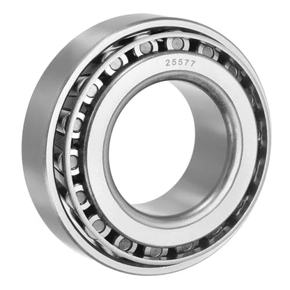 uxcell 25577/22 Tapered Roller Bearing Cone and Cup Set, 1.67" Bore x 3.27" OD x 1.02" Thick, Chrome Steel Taper Bearing Set, ABEC-3 - size: 25577/22