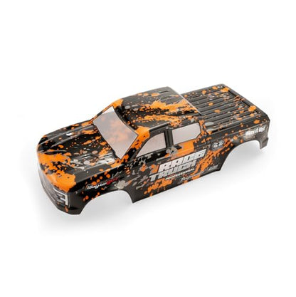 HAIBOXING 18859E RC Car Body Shell (Orange), 1/18 Scale Replacement Truck Body with Decal Sheet, Compatible with 2025 Version RC Trucks 18859E (P1865)