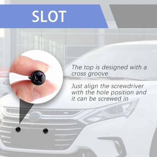 8PCS M6-1.0 x 16mm Car License Plate Screws,Stainless Steel Cars License Plate Bolts Screws as Replacement Parts,Pan Head Cars Licence Plates Screw Set Car Accessories (M6-1.0 * 16mm) - color: M6-1.0*16mm