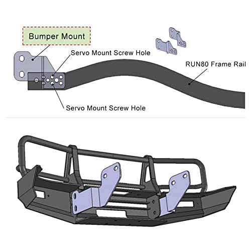 TRX4 Snorkel LED Lights 1/10 RC Car Update Accessories ABS Interior Body Mount Roof Rack Bull Bar Bumper for SCX10 TRX4 Redcat
