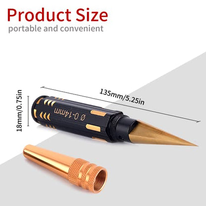 Buddy RC Portable Stainless Steel Hole Punche Reamer, 0-14mm RC Body Reamer for RC Model Car Tools