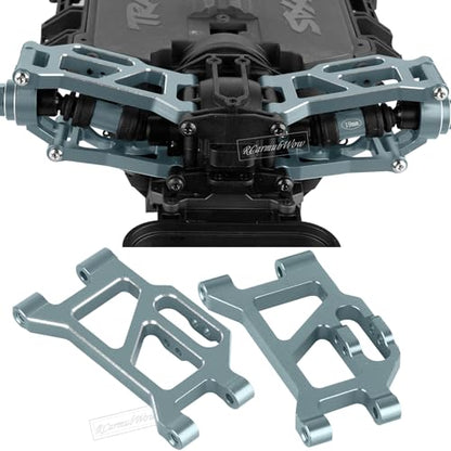 RC Upgrade Parts for Mini Slash 4X4,Mini Rally VXL Ford RS200(#108164-1#108046-1),RC Suspension Arms,C-Hubs Caster Blocks,Front Steering Block Knuckles,Rear Stub Axle Carriers,Titanium - color: Titanium(1set)