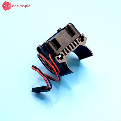 New Alloy Trx4m Motor Cooling Fans for 1/18 TRX4M Motor Heatsink Fan Upgrades Black