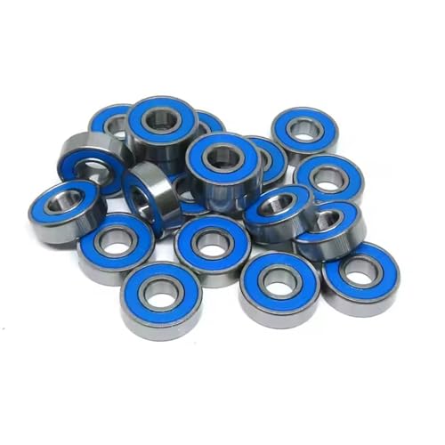 MR83RS Bearing 10PCS 3x8x3 mm ABEC-7 Hobby Electric RC Car Truck MR83 RS 2RS Ball Bearings MR83-2RS Blue Sealed