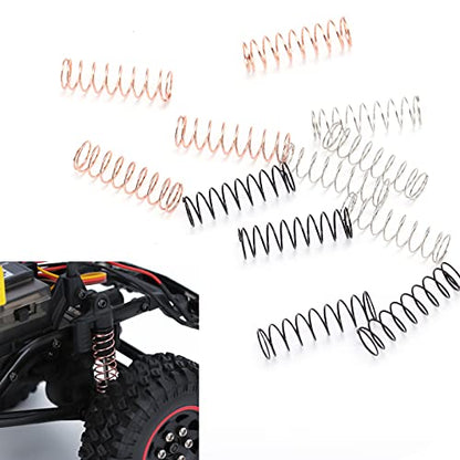 RC Shock Absorbers Spring,RC Vehicle Shock Springs Upgraded Shock Absorption RC Damping Spring for Axial SCX24 1/24