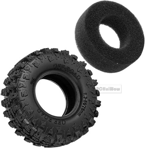 1.3 Beadlock Wheels 1.3 Beadlock Tires 1.3" RC Wheel and Tires Set for 1/18 TRX4M 1/24 SCX24 RC Crawler Car,Alloy Aluminium 1.3 RC Wheel Rims Super Large Soft Tires,4pcs,Rainbow - color: Rainbow(4pcs)