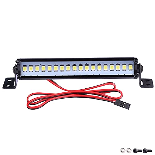 AIMROCK RC Car Light Bar Roof Lamp Kit w/20 LEDs for 1/10 Slash Stampede Rustler TRX-4 Senton Granite SCX10 RC4WD D90 (80mm) - size: 80mm