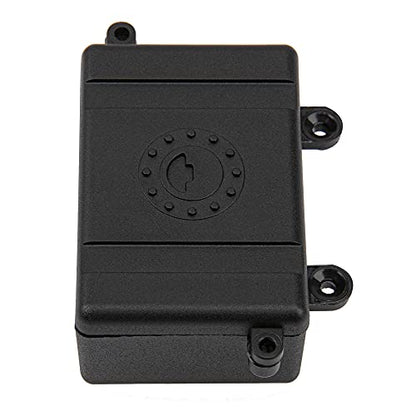 2Pcs ShareGoo RC Receiver Waterproof Box,RC ESC Receiver Dustproof Box Protector Case Compatible with Traxxas TRX-4 SCX10 90027 SCX10 90046 D90 1/10 RC Crawler,Black