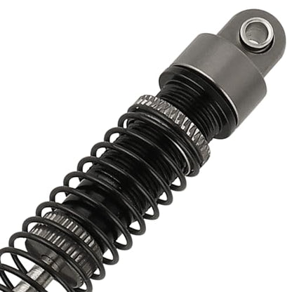 53mm 59mm 66mm 78mm Aluminum Long Threaded Shocks Absorbers Oil Damper for 1/18 RC Crawler TRX4M TRX-4M KUpgrade Parts (59mm-gray) - color: 59mm-gray