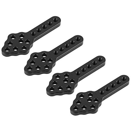 Rear Shock Mount, 51mm Adjustable 2 Colors RC Car Shock Mounts, for RC Car Replacement for 1/10 RC Crawler Repair(Black)