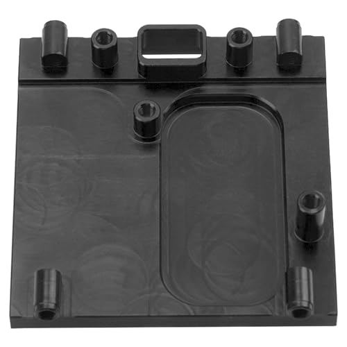 Metal Motor Mount Holder Bracket Fixed Seat Compatible with 2024 New MN99S MN98 V2 Version 1/12 RC Car (Black) - color: Black