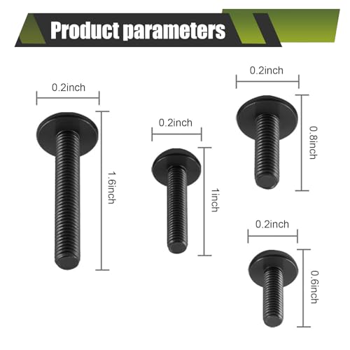 177 PCS Motorcycle Fairing Bolt Kit, M5 M6 Stainless Steel Windscreen Screws, Windshields Fasteners Clips, Universal Fairing Bolts Nut Clips Kit for Most Motorcycles (Black)
