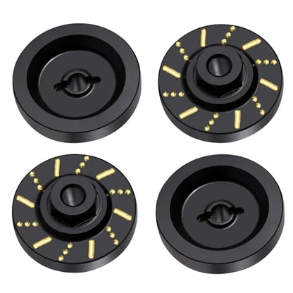 RCHUBAM 4Pcs Weights Wheel Hex Adapter for FMS FCX24 1/24 RC Crawler | 1/24 RC Metal Wheel Hub Extended,RC Upgrade Part