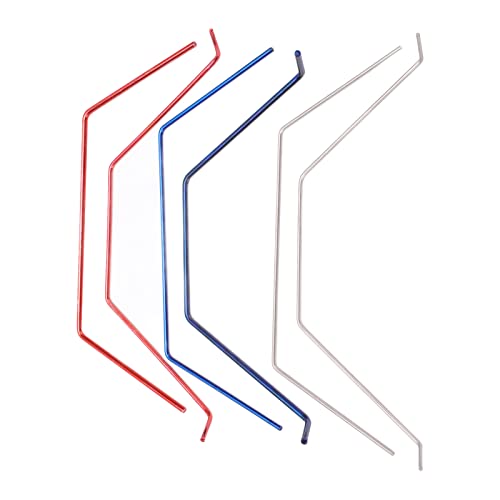 Aluminum Sway Bar Kit for 1/10 RC Car – Adjustable Front Rear Anti Roll Bars, CNC Machined Upgrade for Racing & Off Road Stability