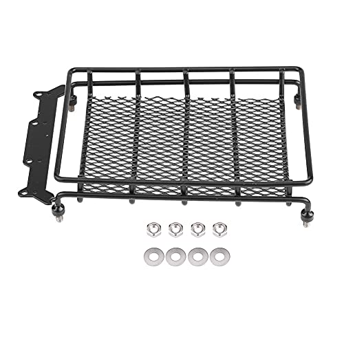 RC Car Roof Rack, Large/Medium/Small Steel Model Vehicle Luggage Tray Roof Rack for Tamiya CC01 / CR01 / D90 / SCX10 1/10 1/8 RC Crawler Car(16.00 * 12.00 * 3.00) - size: 16.00*12.00*3.00