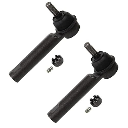 Detroit Axle - Front 4pc Steering Knuckles Kit for 14-18 Toyota Corolla, 14 | Matrix, 2 Steering Knuckles & Wheel Bearing Hubs 2 Outer Tie Rod Ends 2014 2015 2016 2017 2018 Replacement - size: 4SU50414/Kit