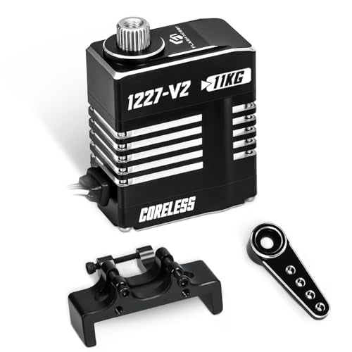 11KG High Torque Servo RC Micro Servo Compatible with Sanwa SSR, NB4 and Futaba for 1/24 Scale RC Crawler, RC Car & Truck
