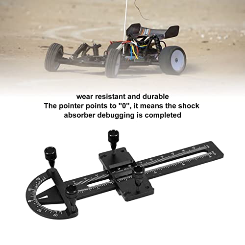 RC Absorber Measuring Tool, Shock Absorber Balance Measurement Tool, Aluminum Alloy Free Adjustment Strong for RC Car,