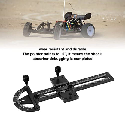 RC Absorber Measuring Tool, Shock Absorber Balance Measurement Tool, Aluminum Alloy Free Adjustment Strong for RC Car,