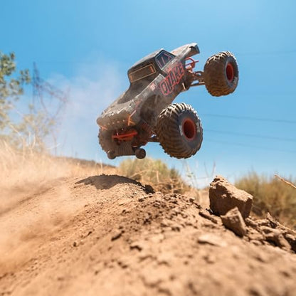 ARRMA RC Truck 1/10 Quake 223S 2WD RTR (Battery and Charger Not Included) Brushless Monster Truck, Red, ARA3537T1 - color: Red