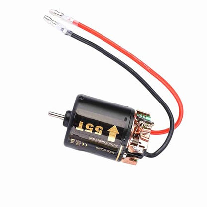 GOWENIC Universal 540 Brushless Motor, RC Model Car Motor for Big Trucks Climbing Car, High Sensorless Brushless, 35T RC for Off Road Model (55T) - size: 55T