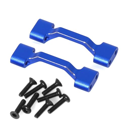 Aluminum Side Panel Crossbar RC Upgraded Parts for LOSI 1/18 Mini LMT 4X4 Brushed Monster Truck RTR-LOS01026 RC Car, Blue - color: Blue Crossbar
