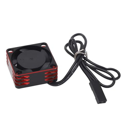 RC Motor Cooling Fan, Lightweight and Stable ESC Motor Cooling Fan 19000rpm for Replacement (Red) - color: Red