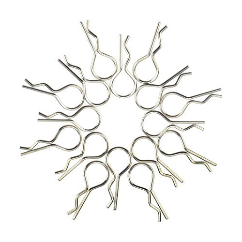 Hosim 50pcs Durable Stainless RC Car Shell Body Clip Pins, 0.8mm Universal Replacement Pins for 1/12 1/16 1/18 1/24 Scale RC Vehicles and Hosim 9112 9122 9123 RC Cars