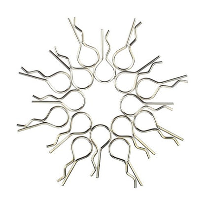 Hosim 50pcs Durable Stainless RC Car Shell Body Clip Pins, 0.8mm Universal Replacement Pins for 1/12 1/16 1/18 1/24 Scale RC Vehicles and Hosim 9112 9122 9123 RC Cars