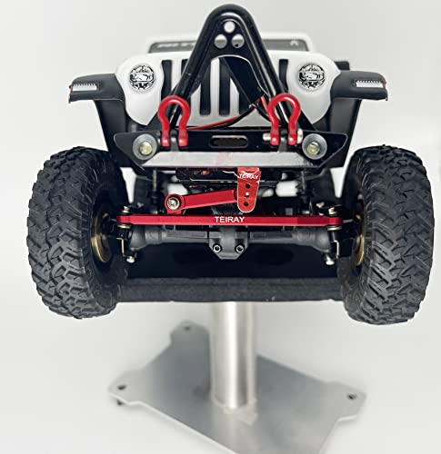 RC Servo Steering Servo for RC Car Boat Model Parts AX24 Axial SCX24 Upgrade Parts with Servo Mount Bracket and Arm (red) - color: Red