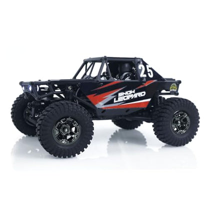 TOUCAN RC HOBBY US in Stock UDI RC UCX2405PRO 1/24 2.4G 4WD RC Rock Crawler Brushless Motor ESC Radio Controlled Off-Road Vehicles RTR Model Car Battery for Ages 14+ - color: Red Black