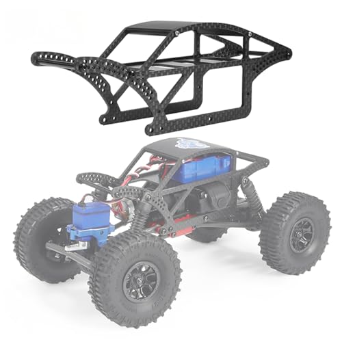 TRX4M Carbon Fiber Chassis Kit RC Frame Girder Body Shell Kit 1/18 RC Crawler Car Upgrade Accessories