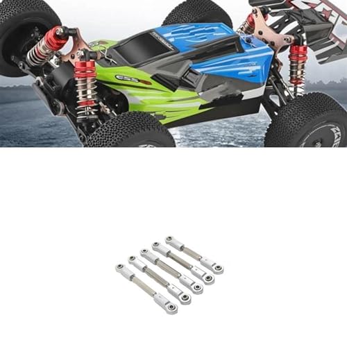 RC Links Linkage Compatible with JLB J3 for Monster 1/10 RC Trucks Car Upgrade Part Steering Link Rod RC Car Part Durable Steering Linkage Tie Rod(White) - color: White