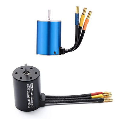 GoolRC 3650 3100KV/4P Sensorless Brushless Motor with 60A Brushless ESC（Electric Speed Controller） for 1/10 RC Car Truck
