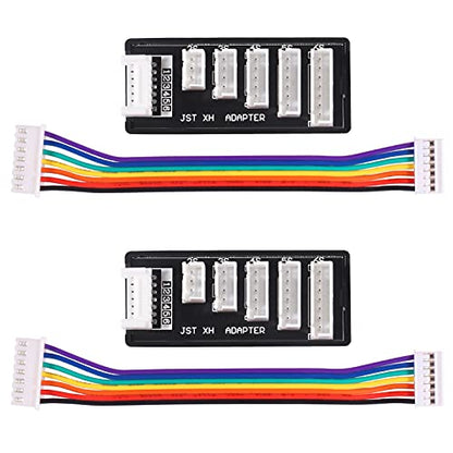 2pcs RC Product JST-XH-2-6S Lipo Battery Charge Balance Board, JST XH Board Balance Expansion Charger Adapter gor RC 6S LiPo Battery Charge
