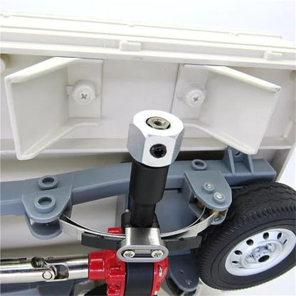 RC Car Assortment for WPL D12 B14 B24 B16 B36 RC Truck Car Upgrade Parts Accessories 2Pcs Steel Shock Absorber for Leaf Springs Suspension
