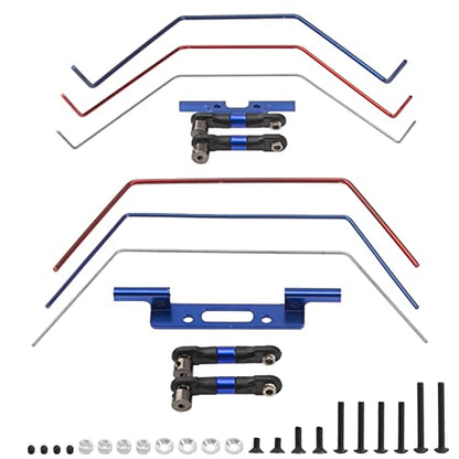 ShareGoo RC Sway Bar Kit Front & Rear Anti-Roll Bar Wide Sway Bar Compatible with 1/10 Traxxas Slash 2WD RC Car