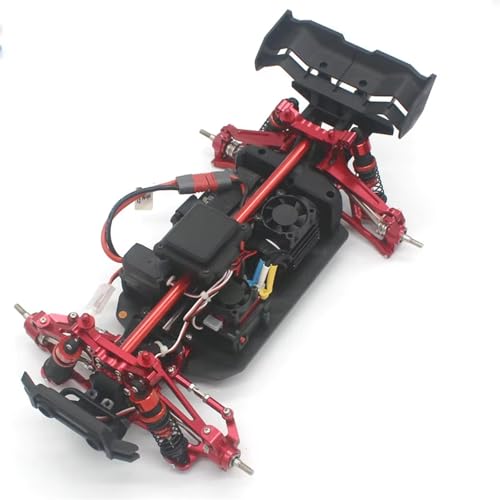 RC Cars Crawler Parts Compatible with MJX 14210 14209 4WD 1/14 Remote Control Car Metal Upgrade Parts Shell Column(Red) - color: Red