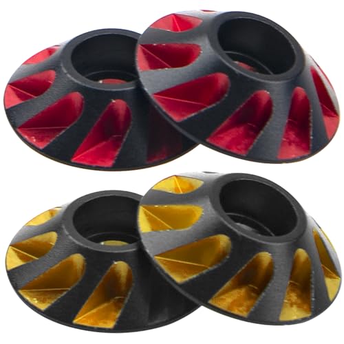 1/8 RC Wing Buttons RC Metal Rear Wing Buttons Gasket OD 15mm & 1/8 RC Wing Buttons RC Metal Rear Wing Buttons Gasket OD 15mm