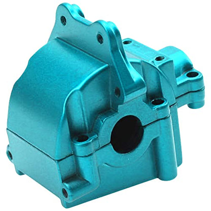 2Pack ShareGoo Metal Differential Gearbox Housing Cover Compatible with WLtoys 144001 124019 124018 1/14 RC Car (Blue) - color: Red