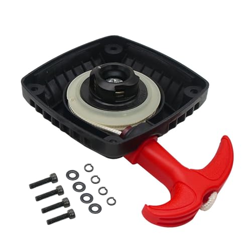 32CC 35CC 36CC Engine Easy-Start Dustproof Pull Starter (Red) | for 1/5 HPI ROFUN ROVAN KM Baja LT FG GoPed RedCat Rc Parts - color: Red